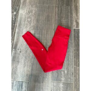 Lululemon Base Pace High-Rise Running Tight 28" size 2 Dark Red